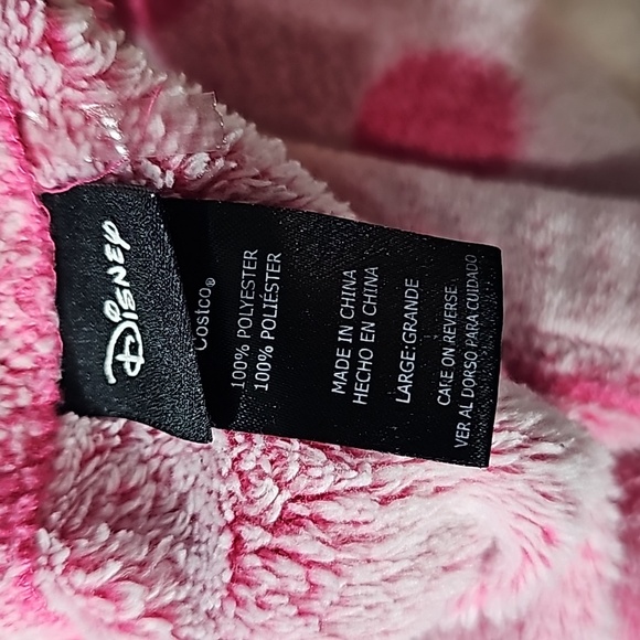 Disney Mickey & Minnie Mouse Pink Sleepwear Sweatpants Size Large - Picture 3 of 3